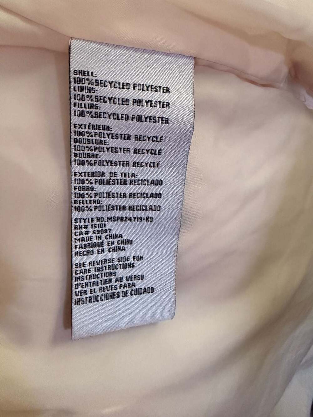 Sanctuary Modern Supply quilted puffer coat in a soft cream - Picture 8 of 8